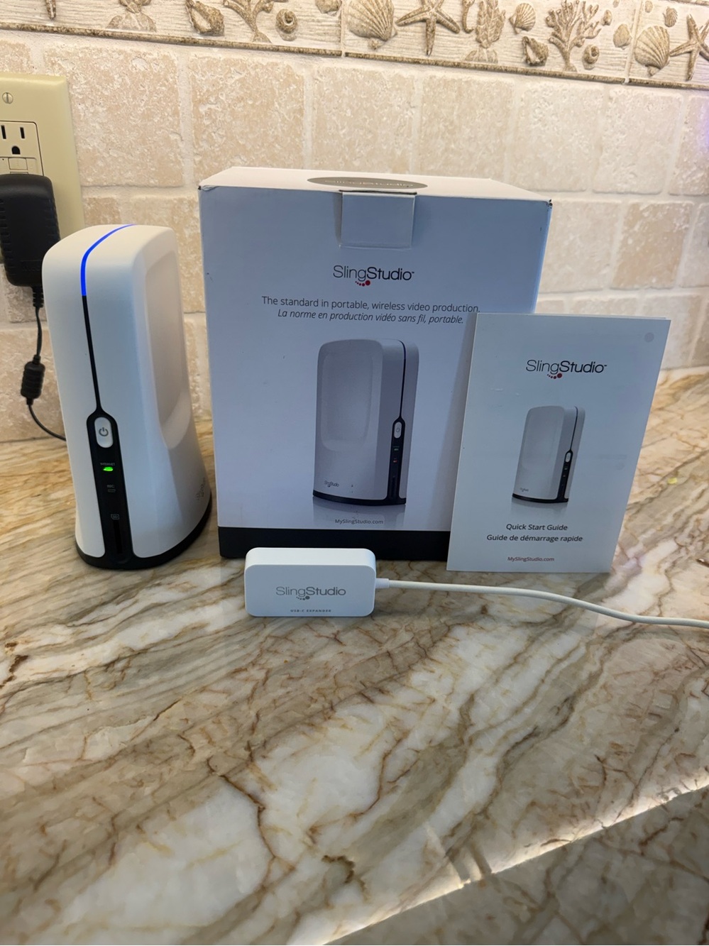SlingStudio Base Unit in White and Black